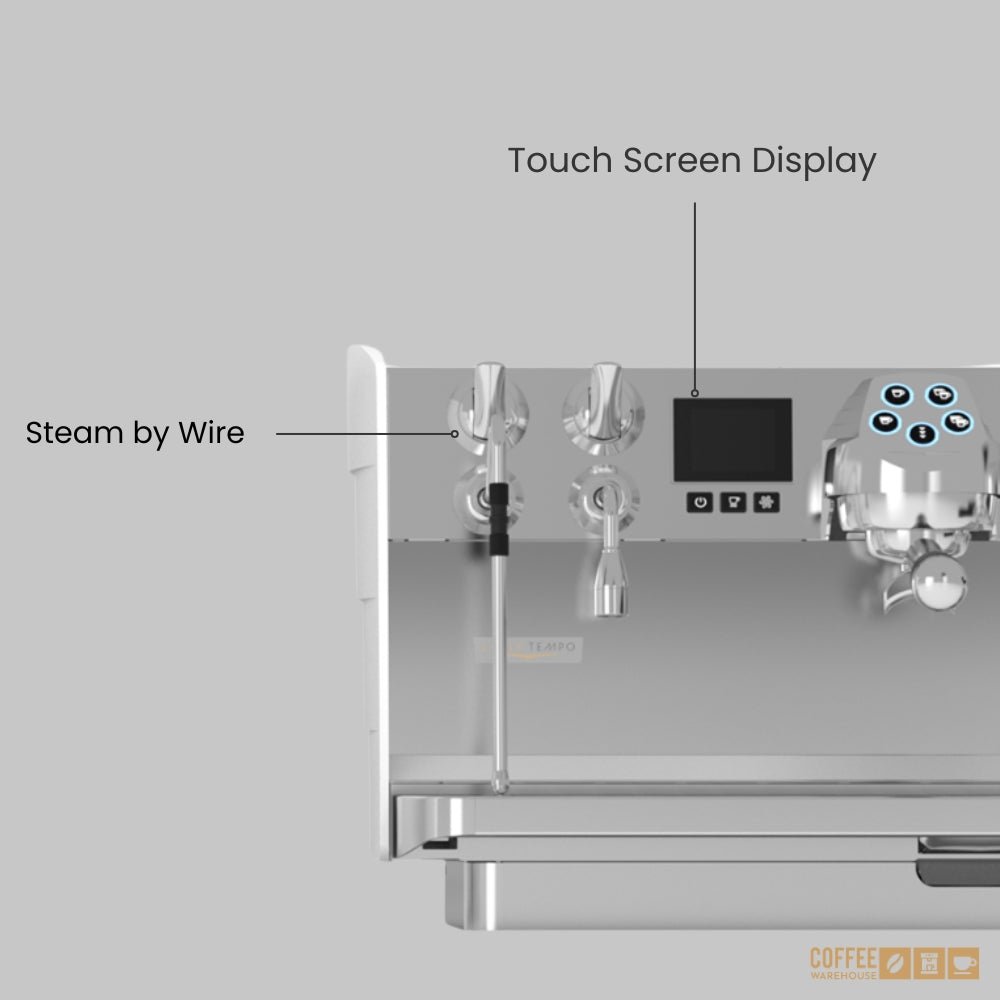 Victoria Arduino Eagle Tempo 3 Group NEO Espresso Machine – Matte White - Image 6