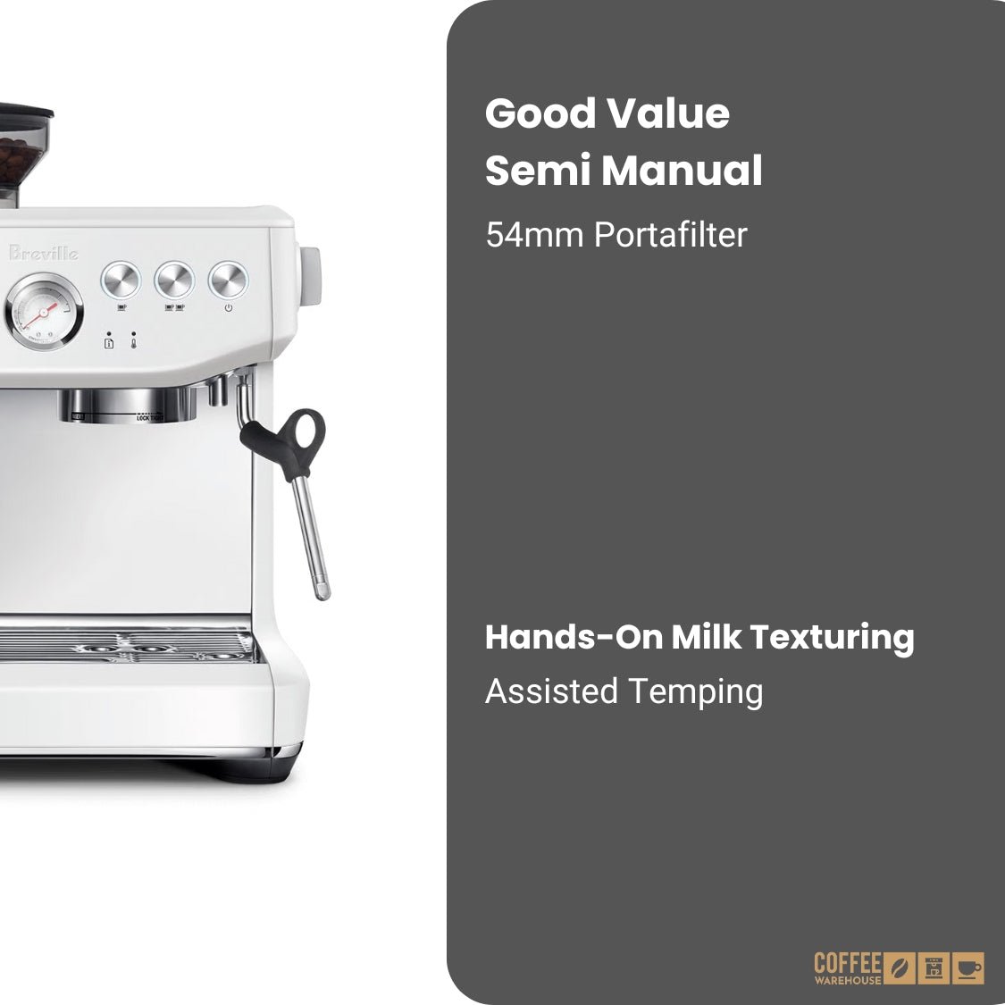 Breville Barista Express Impress - Sea Salt - Image 2
