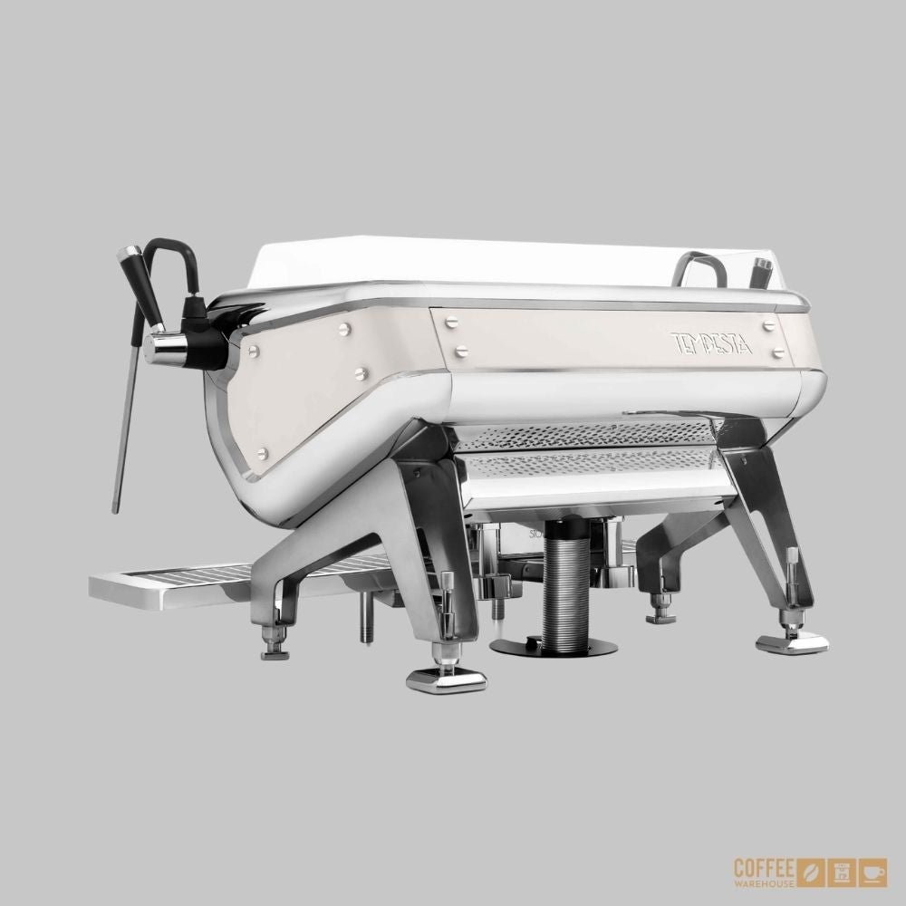 Storm Tempesta SAEP 2 Group Raised Espresso Machine – White & Chrome - Image 3