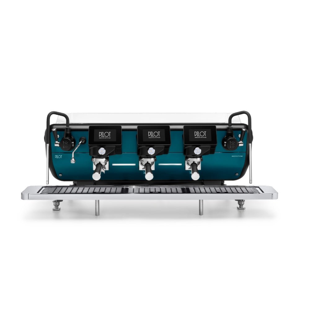 Barista Attitude Pilot SAE 3 Group Raised Espresso Machine – Blue & Black