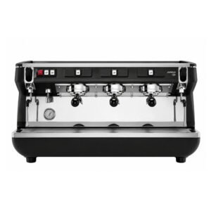 Nuova Simonelli Appia Life Full-Size 3 Group Semi-Automatic Espresso Machine – Black