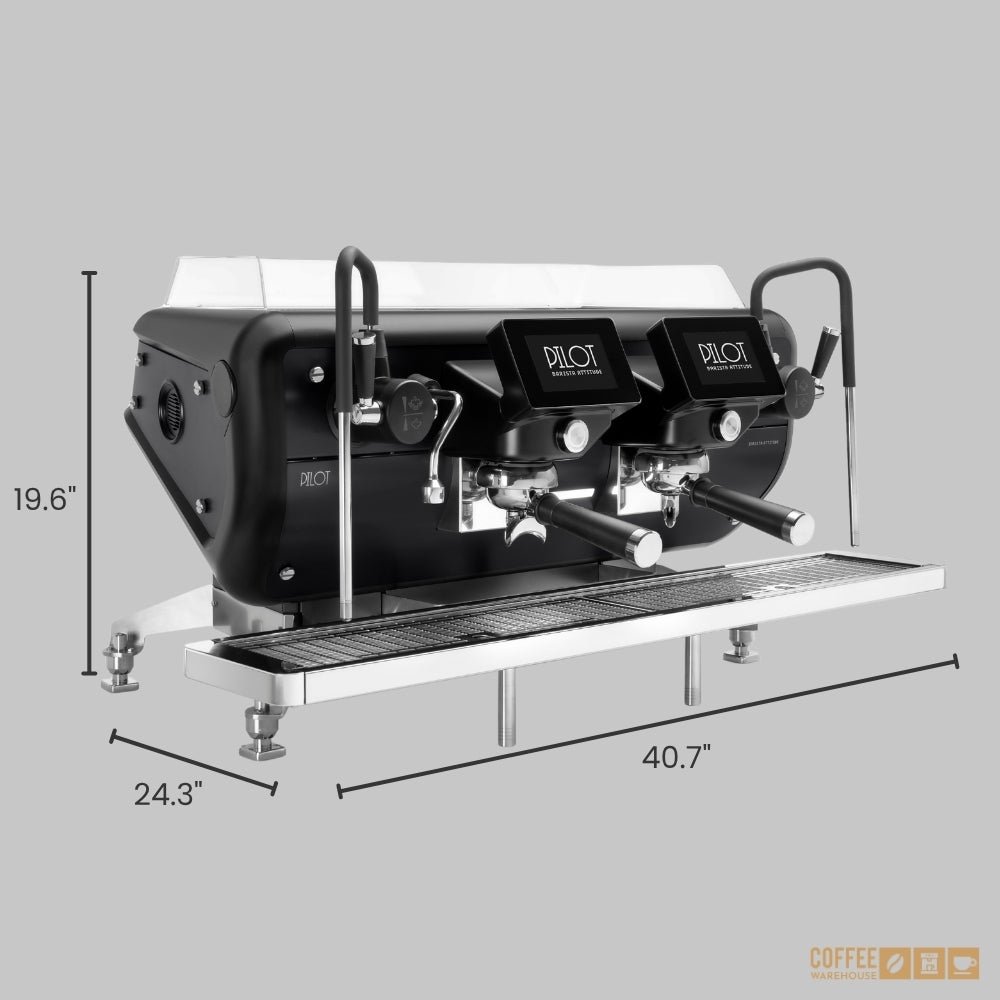 Barista Attitude Pilot SAE 2 Group Raised Espresso Machine – Black - Image 4