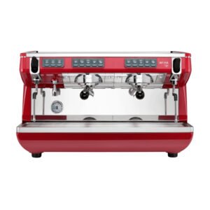 Nuova Simonelli Appia Life Full-Size 2 Group Volumetric Espresso Machine  – Red
