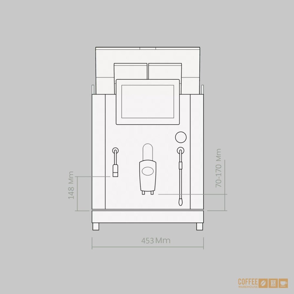 Rex-Royal S500 CST Commercial Super Automatic Coffee Machine - Image 4