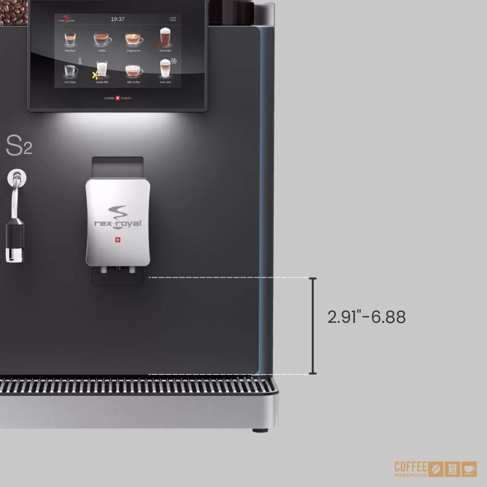 Rex-Royal S2 MCTI Commercial Super Automatic Coffee Machine - Image 5