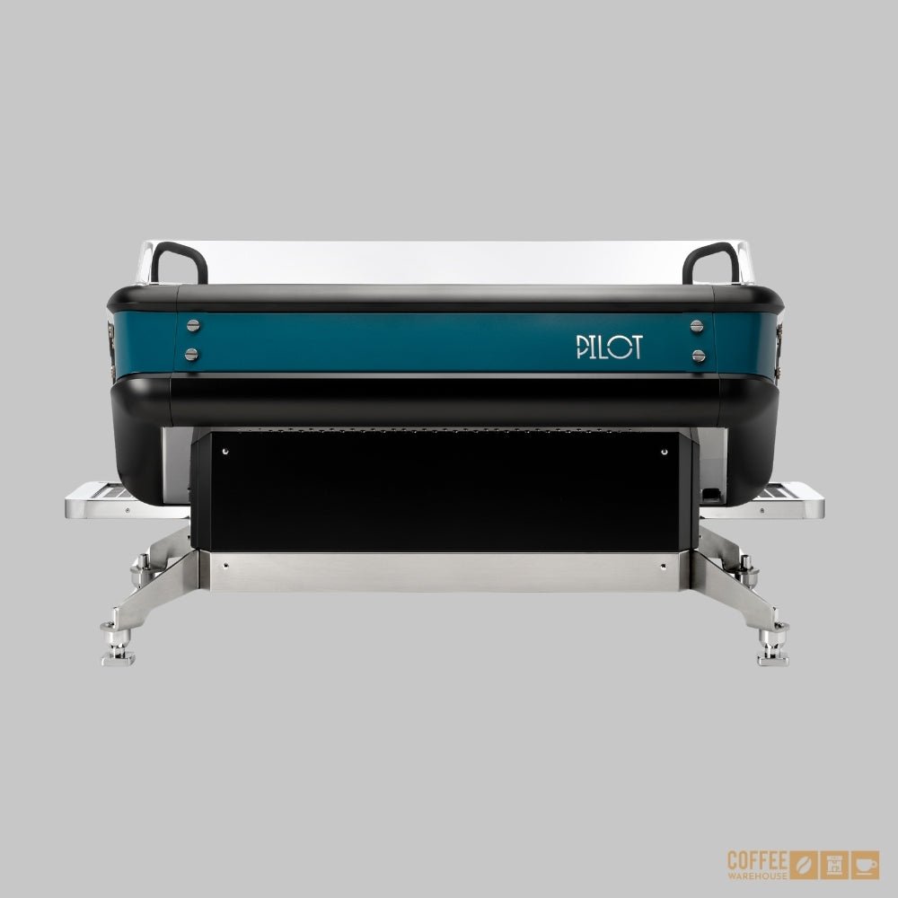 Barista Attitude Pilot SAE 2 Group Raised Espresso Machine – Blue & Black - Image 3