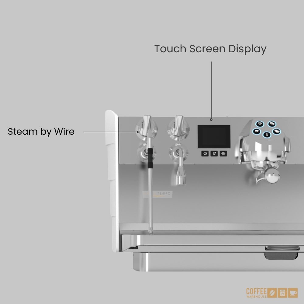 Victoria Arduino Eagle Tempo 2 Group NEO Espresso Machine – Matte White - Image 6