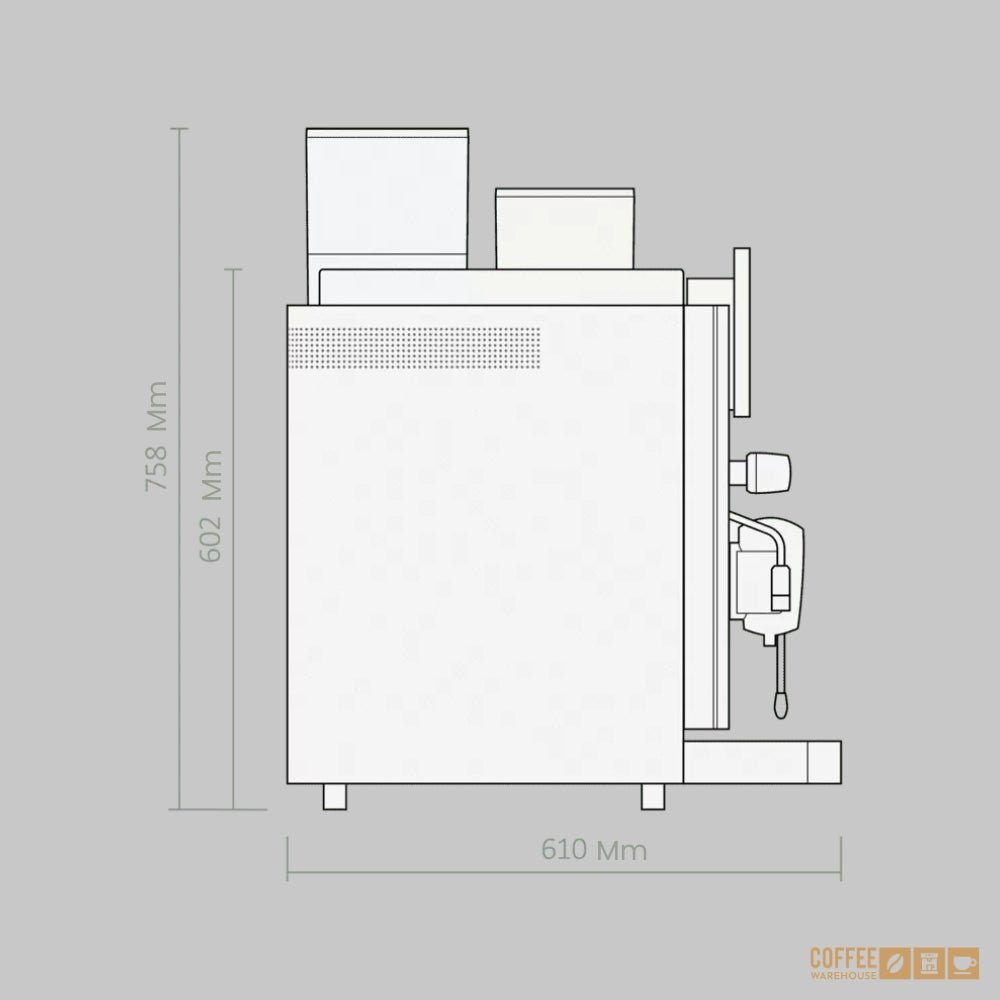 Rex-Royal S500 CST Commercial Super Automatic Coffee Machine - Image 5