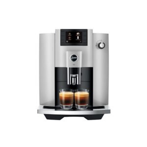 Jura E6 Super Automatic Coffee Machine - Platinum