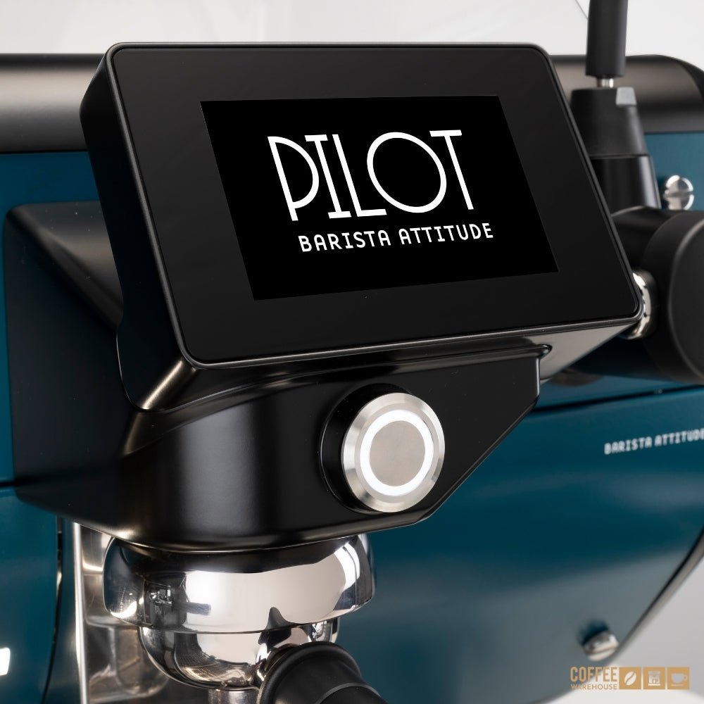 Barista Attitude Pilot SAE 2 Group Raised Espresso Machine – Blue & Black - Image 9