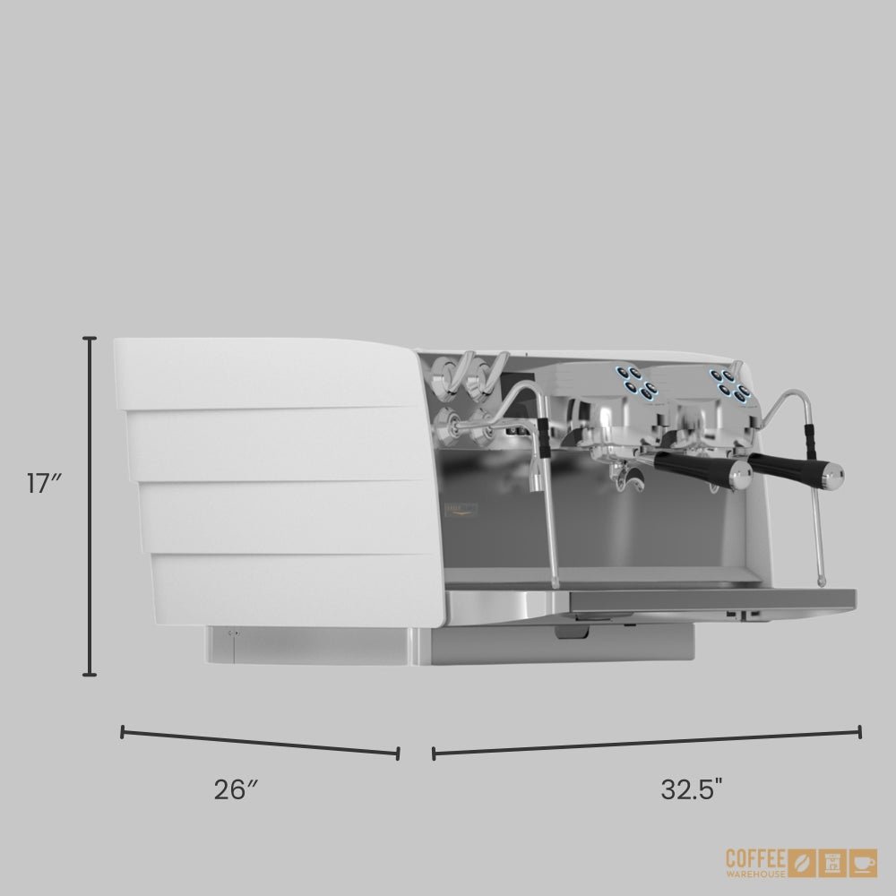 Victoria Arduino Eagle Tempo 2 Group NEO Espresso Machine – Matte White - Image 3