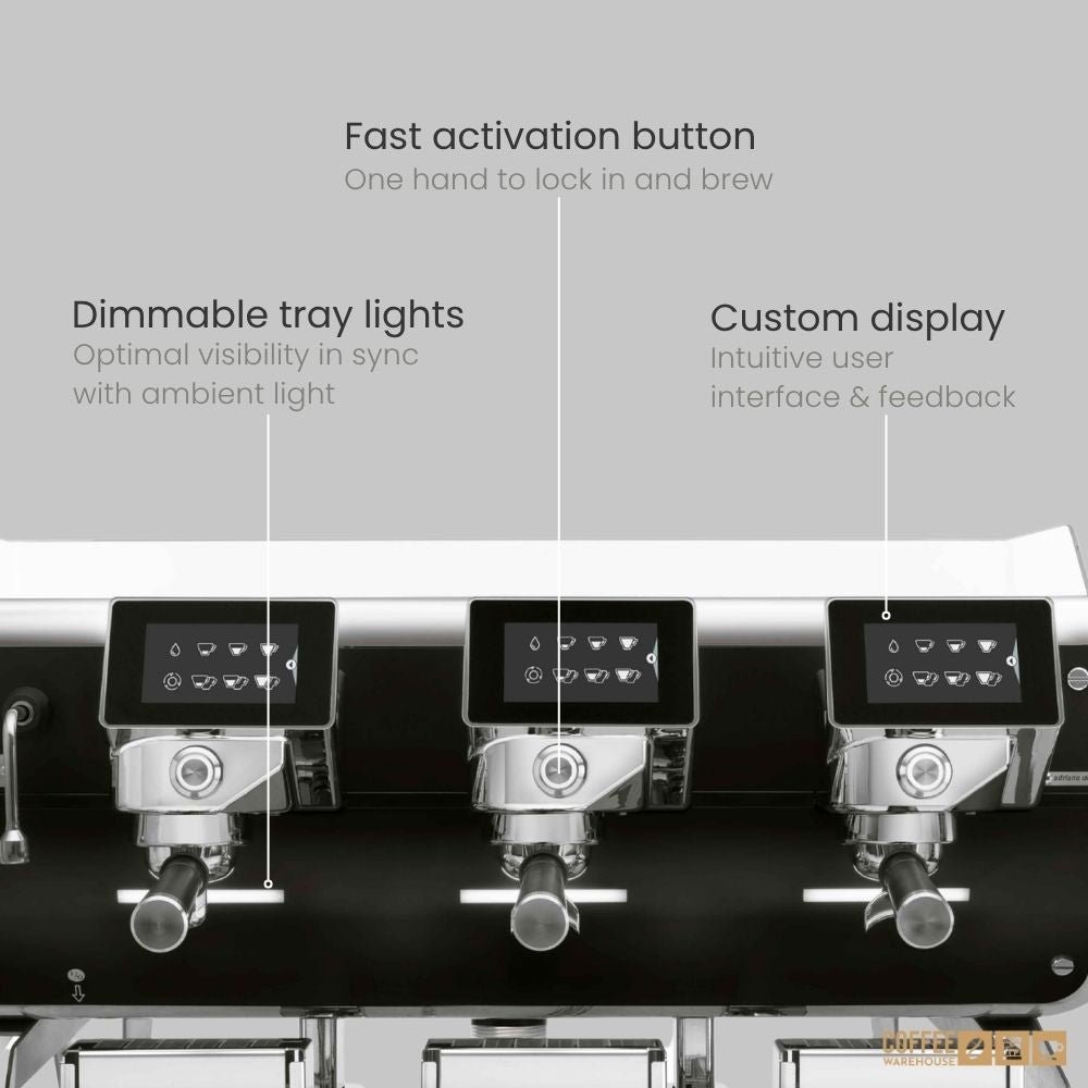 Storm Tempesta SAEP 3 Group Raised Espresso Machine – Black & Chrome - Image 5