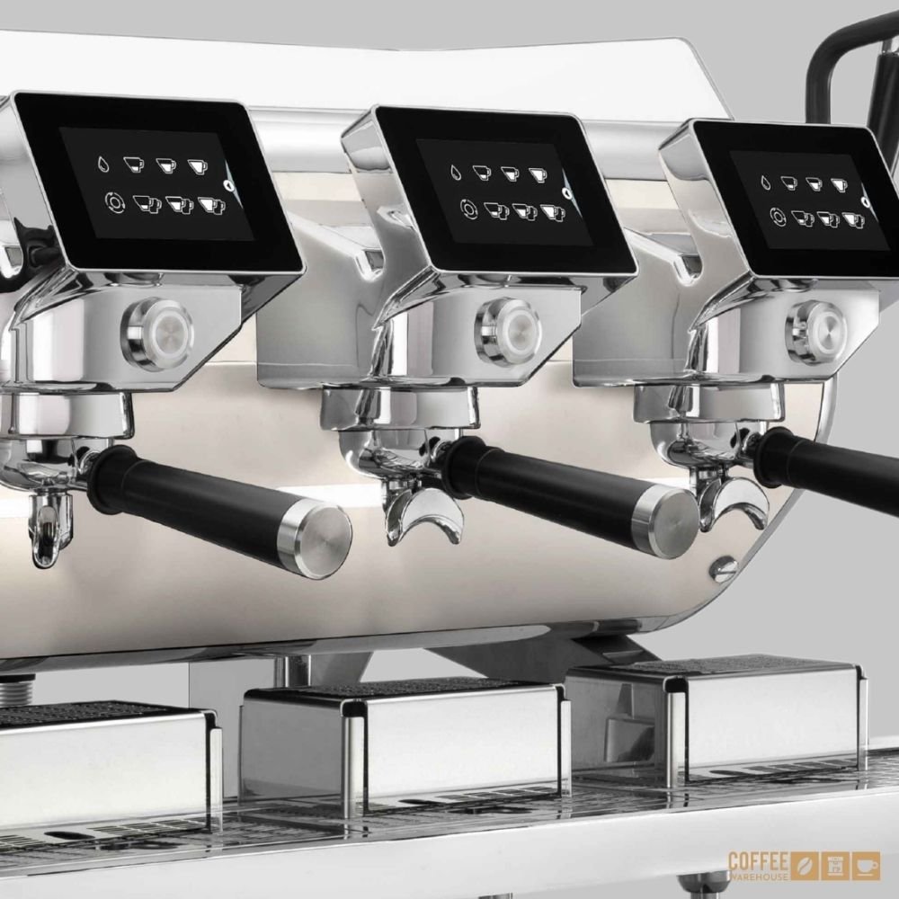 Storm Tempesta SAEP 3 Group Raised Espresso Machine – White & Chrome - Image 8