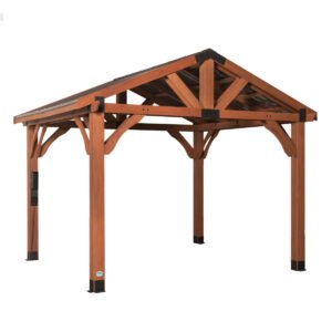 12 x 10 ft All-Cedar Wooden Gazebo