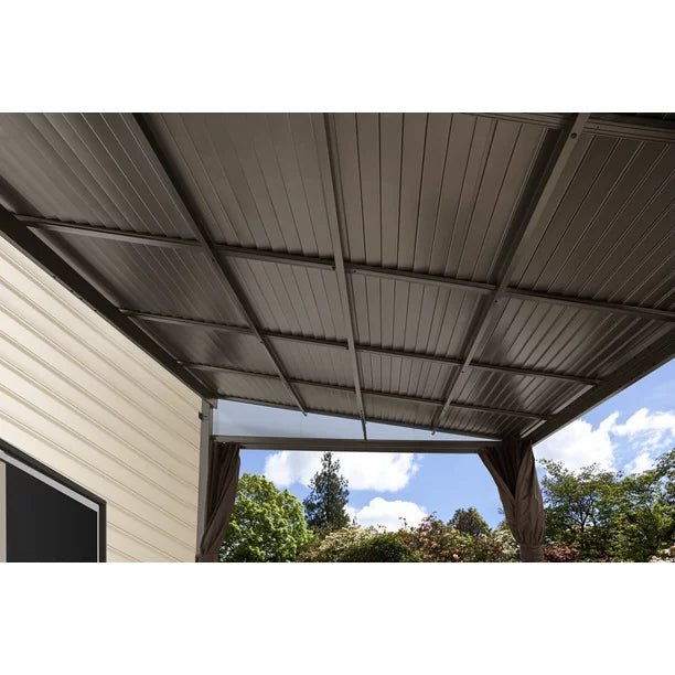 10 x 12 ft. Portland No.53 Wall Gazebo Steel Roof