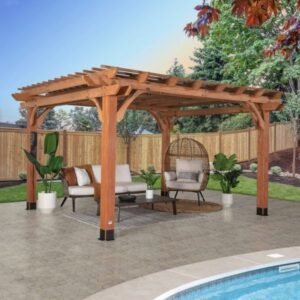 14 x 12 ft Cedar Pergola